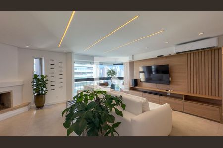 Sala de apartamento para alugar com 3 quartos, 118m² em Campo Belo, São Paulo