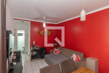 Sala de Estar/Jantar  de apartamento à venda com 2 quartos, 50m² em Parque Sevilha (nova Veneza), Sumaré