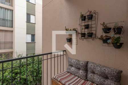 Varanda Sala de Estar/Jantar  de apartamento à venda com 2 quartos, 50m² em Parque Sevilha (nova Veneza), Sumaré