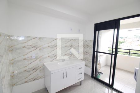 Sala / Cozinha de apartamento para alugar com 2 quartos, 42m² em Limão, São Paulo