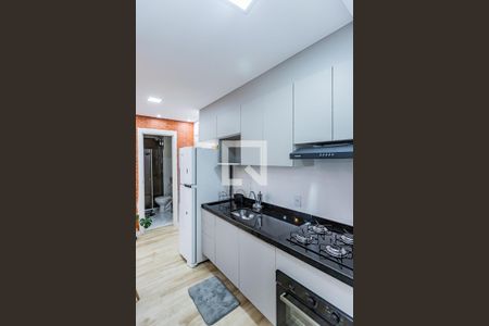 Sala, cozinha e área de serviço de apartamento para alugar com 2 quartos, 35m² em Vila Pirituba, São Paulo