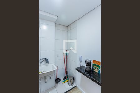 Sala, cozinha e área de serviço de apartamento para alugar com 2 quartos, 35m² em Vila Pirituba, São Paulo