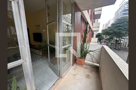 Varanda da Sala de apartamento para alugar com 3 quartos, 138m² em Itararé, São Vicente