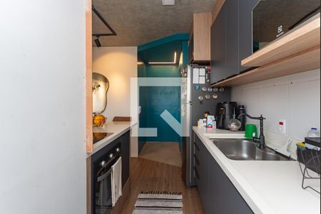 Cozinha Americana de apartamento para alugar com 1 quarto, 42m² em Barra Funda, São Paulo