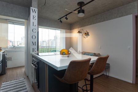 Cozinha Americana de apartamento para alugar com 1 quarto, 42m² em Barra Funda, São Paulo