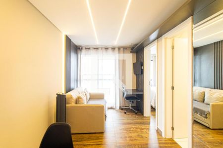 Sala de apartamento à venda com 1 quarto, 34m² em Guaíra, Curitiba