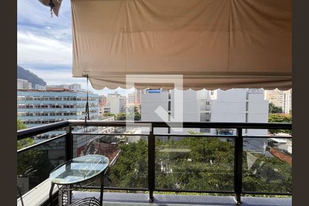Varanda da suíte  de apartamento à venda com 2 quartos, 94m² em Botafogo, Rio de Janeiro