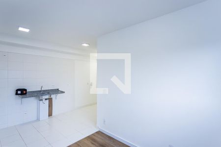 Sala, cozinha e área de serviço de apartamento para alugar com 1 quarto, 30m² em Vila Albertina, São Paulo