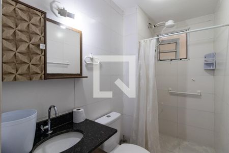 Banheiro de apartamento para alugar com 1 quarto, 31m² em Barra Funda, São Paulo