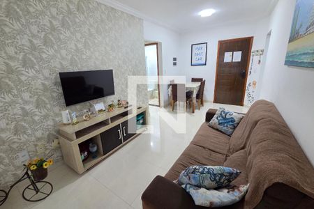 Sala de apartamento para alugar com 2 quartos, 86m² em Guilhermina, Praia Grande