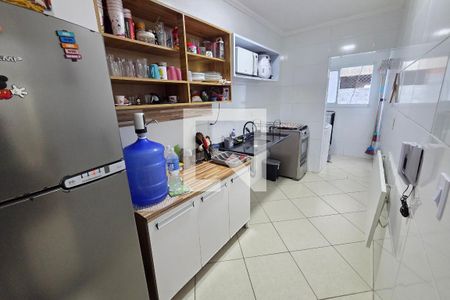 Cozinha de apartamento para alugar com 2 quartos, 86m² em Guilhermina, Praia Grande