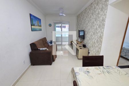 Sala de apartamento para alugar com 2 quartos, 86m² em Guilhermina, Praia Grande