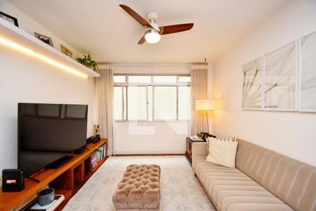 Sala de estar de apartamento à venda com 2 quartos, 102m² em Jardim Paulista, São Paulo
