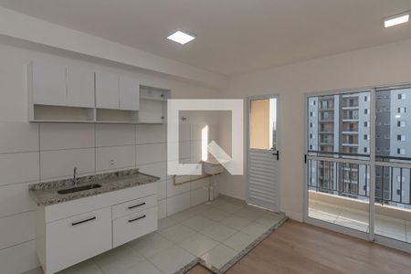 Sala/Cozinha e Area de Serviço de apartamento para alugar com 2 quartos, 51m² em Jardim Nova Alvorada, Hortolândia