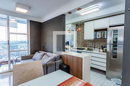 Sala de apartamento para alugar com 2 quartos, 47m² em Jardim Belaura, São Paulo