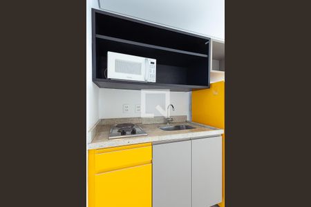 Cozinha de kitnet/studio para alugar com 1 quarto, 30m² em Vila Olímpia, São Paulo