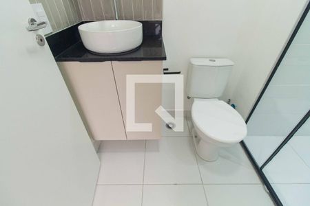 Banheiro da Suíte de apartamento para alugar com 1 quarto, 29m² em Planalto Paulista, São Paulo
