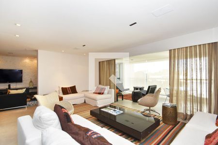 sala de estar 1 de apartamento à venda com 3 quartos, 193m² em Jardim Paulista, São Paulo