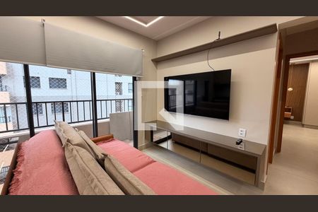 Sala de apartamento à venda com 2 quartos, 65m² em Setor Bueno, Goiânia