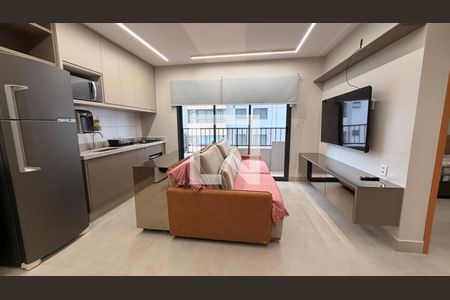 Sala/ de apartamento à venda com 2 quartos, 65m² em Setor Bueno, Goiânia