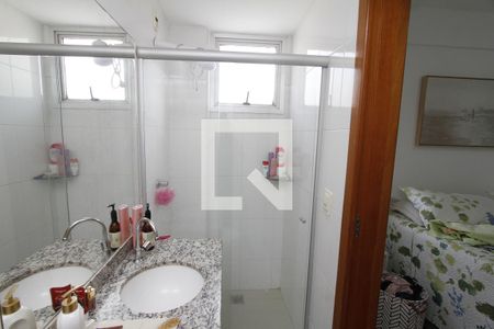 Banheiro da Suíte de apartamento à venda com 3 quartos, 83m² em Jardim America, Belo Horizonte