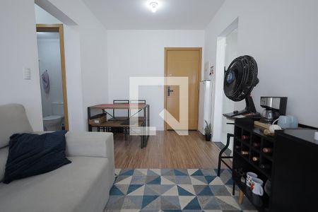 Sala de apartamento à venda com 2 quartos, 52m² em Campestre, Santo André