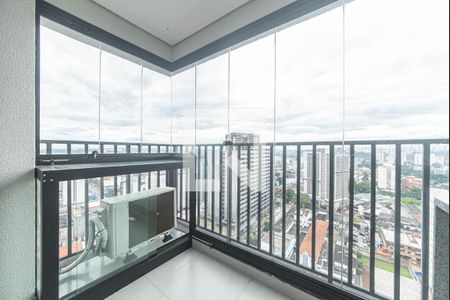 Varanda de kitnet/studio para alugar com 1 quarto, 22m² em Santo Amaro, São Paulo