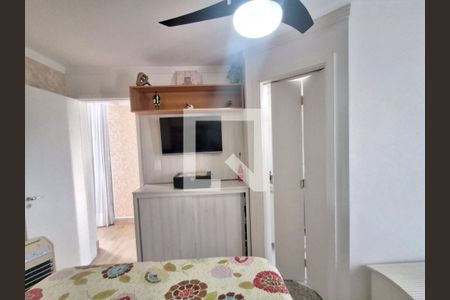 Suíte de apartamento à venda com 2 quartos, 59m² em Vila Valparaíso, Santo André
