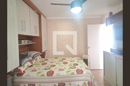 Suíte de apartamento à venda com 2 quartos, 59m² em Vila Valparaíso, Santo André