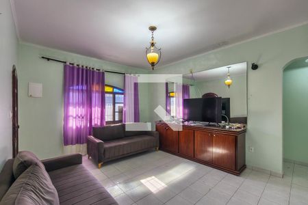 Sala de casa para alugar com 3 quartos, 159m² em Balneario Flórida, Praia Grande