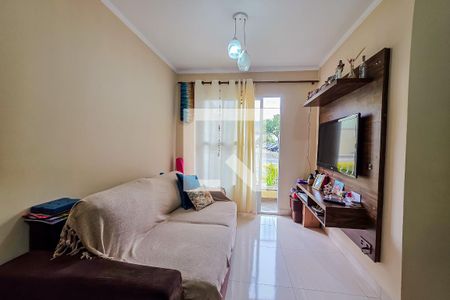 Sala de apartamento à venda com 3 quartos, 67m² em Vila Metalúrgica, Santo André