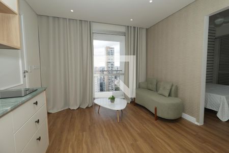 Sala/Cozinha de apartamento à venda com 1 quarto, 32m² em Aclimação, São Paulo