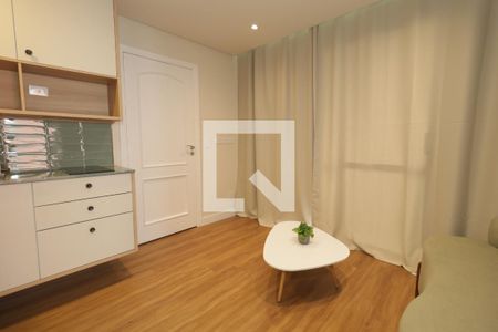 Sala/Cozinha de apartamento à venda com 1 quarto, 32m² em Aclimação, São Paulo