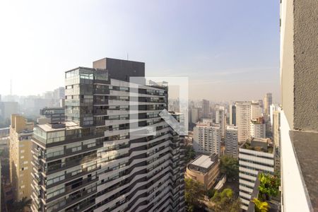 Vista/Varanda de kitnet/studio à venda com 1 quarto, 35m² em Pinheiros, São Paulo