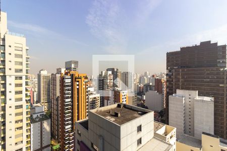 Vista/Varanda de kitnet/studio à venda com 1 quarto, 35m² em Pinheiros, São Paulo