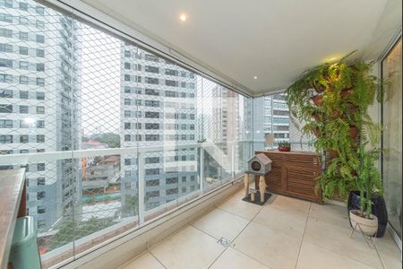 Varanda de apartamento à venda com 3 quartos, 117m² em Jardim das Acacias, São Paulo