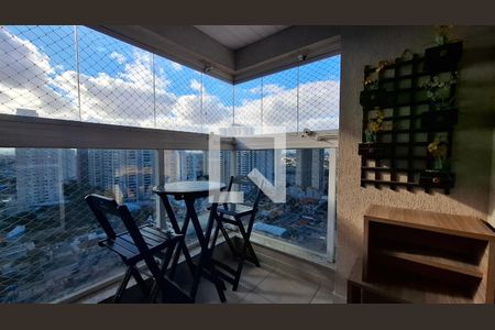 Varanda gourmet  de apartamento para alugar com 3 quartos, 76m² em Campestre, Santo André