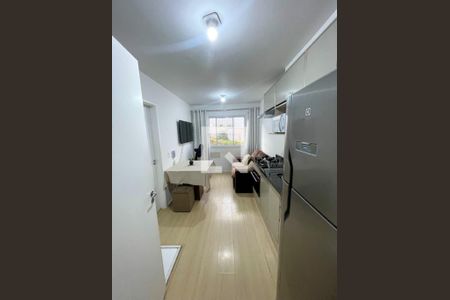 Sala / Cozinha de apartamento à venda com 1 quarto, 24m² em Vila Nova das Belezas, São Paulo