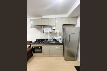 Sala / Cozinha de apartamento à venda com 1 quarto, 24m² em Vila Nova das Belezas, São Paulo