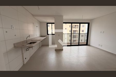 Sala/Cozinha de apartamento à venda com 1 quarto, 49m² em Parque Amazonia, Goiânia