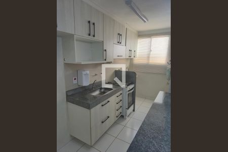 Cozinha de apartamento à venda com 2 quartos, 43m² em Loteamento Parque São Martinho, Campinas
