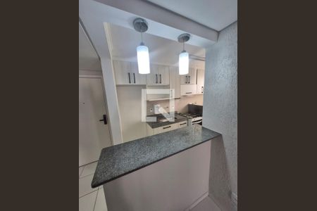 Cozinha de apartamento à venda com 2 quartos, 43m² em Loteamento Parque São Martinho, Campinas