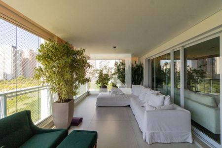Varanda gourmet de apartamento à venda com 3 quartos, 283m² em Água Branca, São Paulo