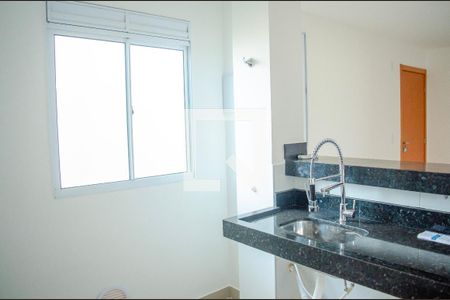 Cozinha de apartamento para alugar com 2 quartos, 42m² em Parque Tremendao, Goiânia