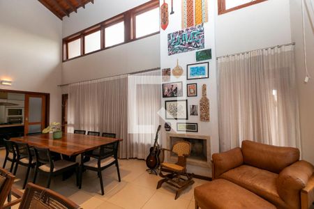SALA PRINCIPAL de casa de condomínio para alugar com 4 quartos, 420m² em Jardim Santana, Campinas