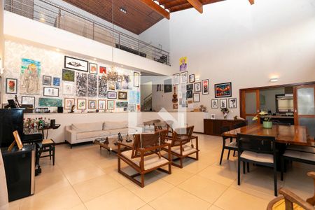 SALA PRINCIPAL de casa de condomínio para alugar com 4 quartos, 420m² em Jardim Santana, Campinas