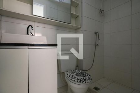 Banheiro da Suíte de apartamento para alugar com 1 quarto, 24m² em Paraíso do Morumbi, São Paulo