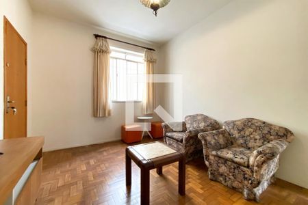 Sala de apartamento à venda com 3 quartos, 104m² em Santo Antônio, Belo Horizonte