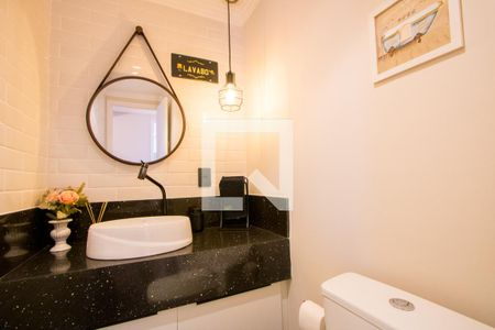 Lavabo de apartamento à venda com 3 quartos, 115m² em Vila Valparaíso, Santo André