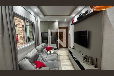 Sala - Sala de Jantar de apartamento à venda com 2 quartos, 42m² em Vila Linda, Santo André